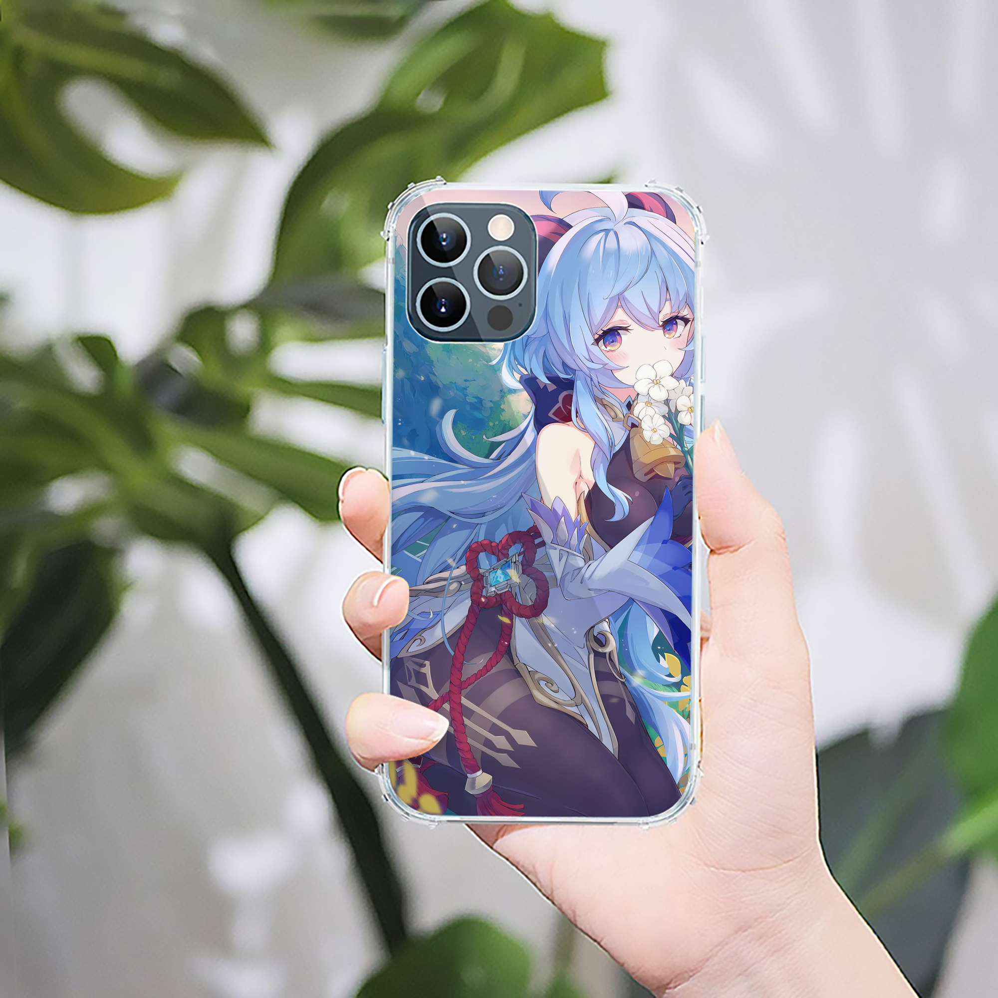 げんし神 genshin 【iPhone 12シリーズ対応】透明スマホケース（クリアソフトケース）